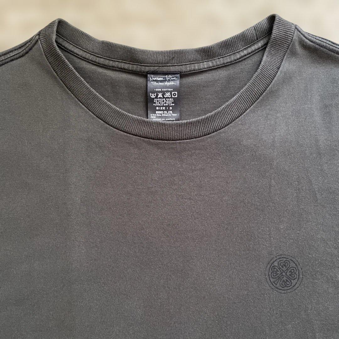 ナンバーナイン　NOIR期　クローバー　カラス　Tシャツ【サイズ3】
