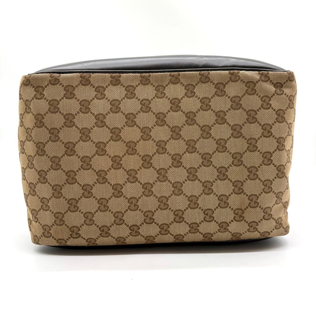 【極美品 希少】GUCCI ドッグ キャリーバッグ シェリー キャンバス