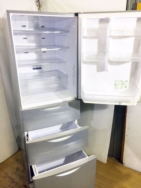 AQUA アクア AQR-36A2(S) [冷蔵庫(355L・右開き）