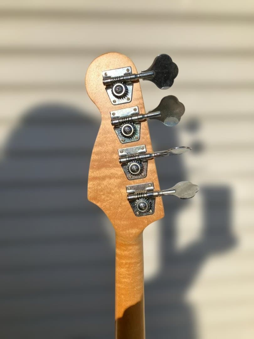 selder ブラックエレキベース 社外品ケース付き　簡単動作確認済み