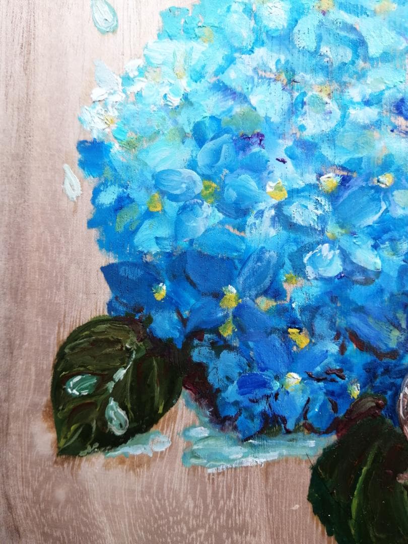 あじさい油絵母の日ギフト