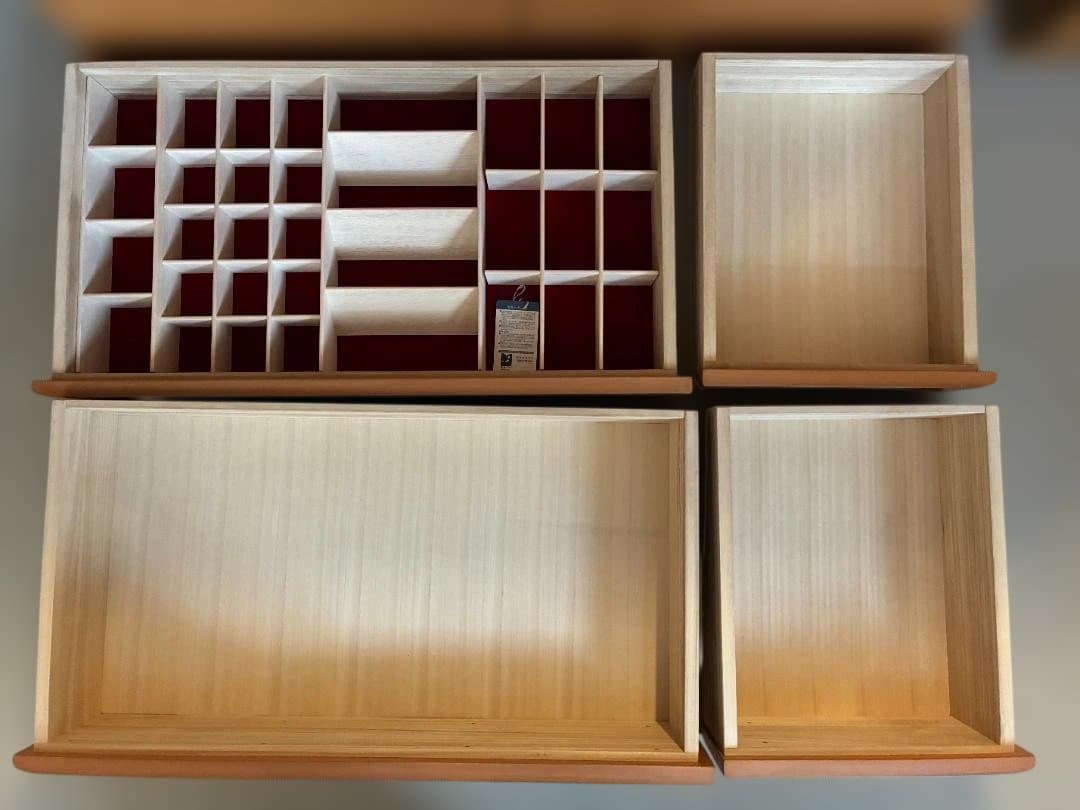 051 山協家具工業（株）幅140-7段チェスト(奥行58) 天然木単板