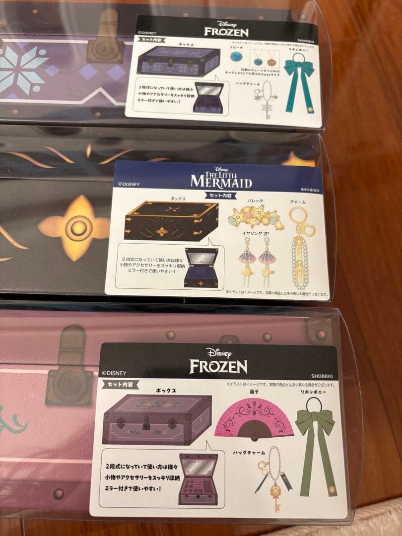 ジュエリーボックス　ちはる　しまむら　エルサ　アナ　アリエル