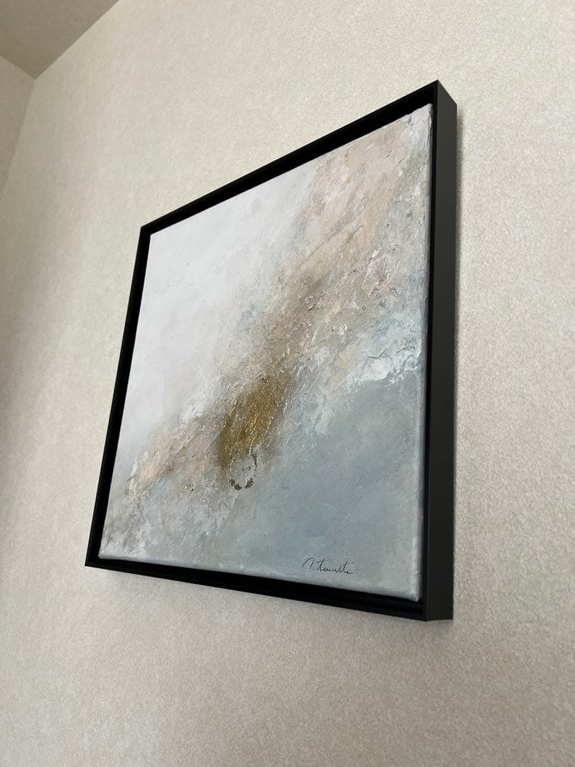 原画/額装済み/和風/禅/絵画/アート/抽象画/モダン/ホテル/ピンク/ゴールド