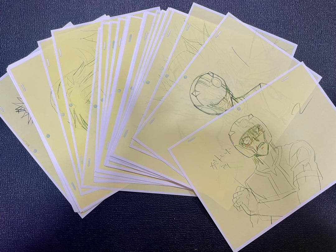 【レア】遊戯王5D's 作監修正 設定資料　97枚　遊戯王ファイブディーズ