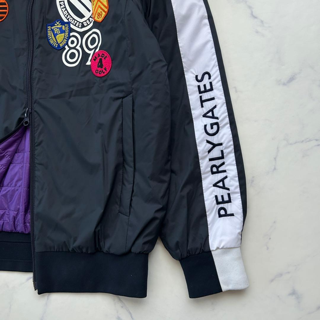 美品 パーリーゲイツ 4ウェイ ブルゾン リバーシブル カタログ掲載商品 ロゴ