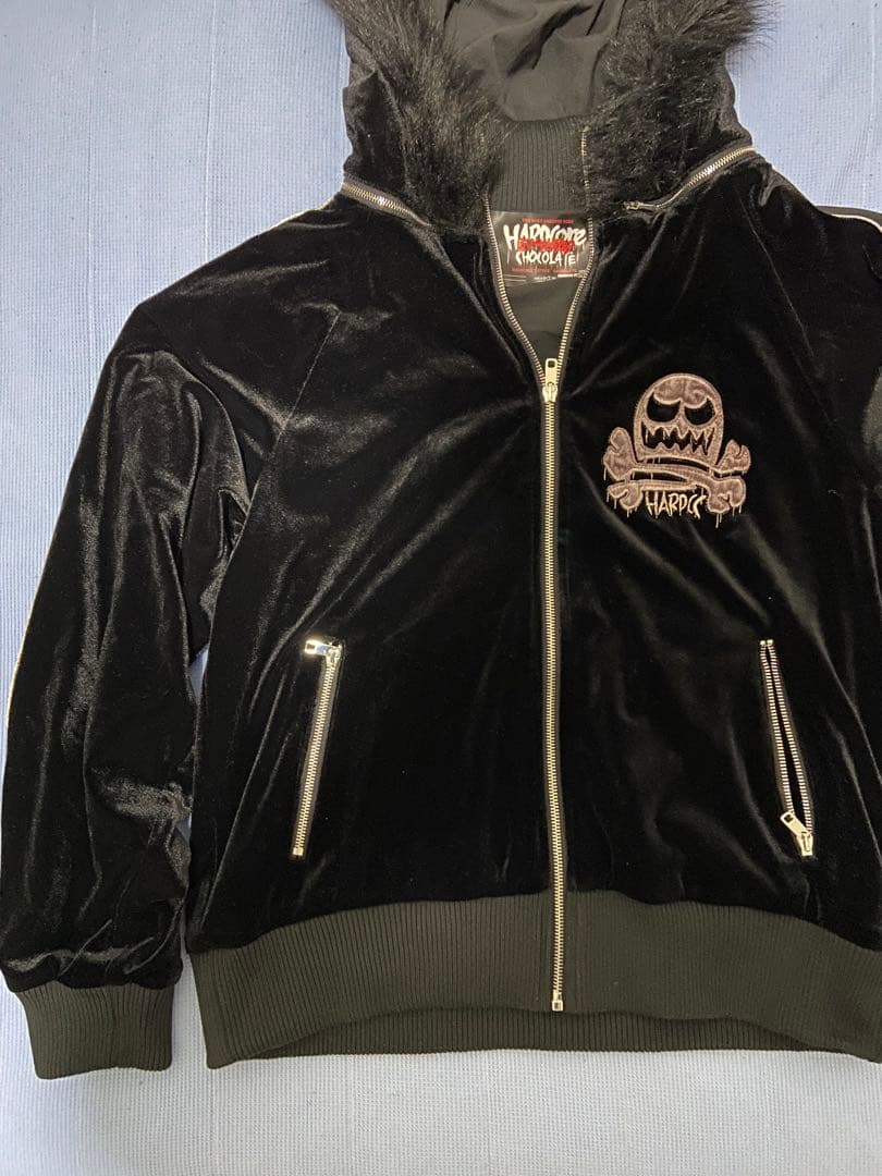 し*P様 ハードコアチョコレート　ベロアジャン　メルティングスカル　サイズXL