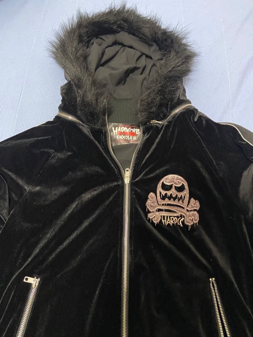 し*P様 ハードコアチョコレート　ベロアジャン　メルティングスカル　サイズXL