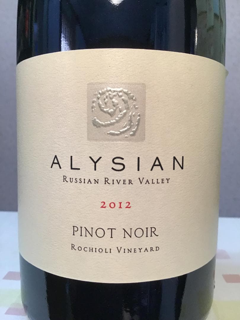 ピノ・ノワール ロキオリ・ヴィンヤード 2012／アリシアン