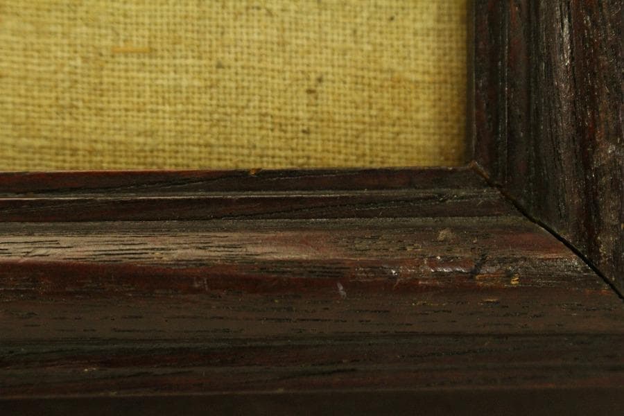 女流画家 油絵 峰村リツ子 作 花 額装 保証 肉筆(ZE439)