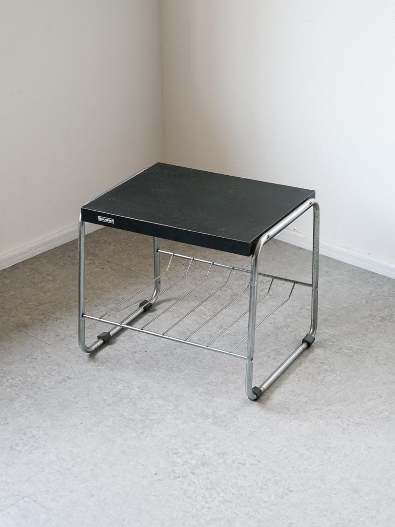 70-80's SHARP vintage アイアンフレーム サイドテーブル