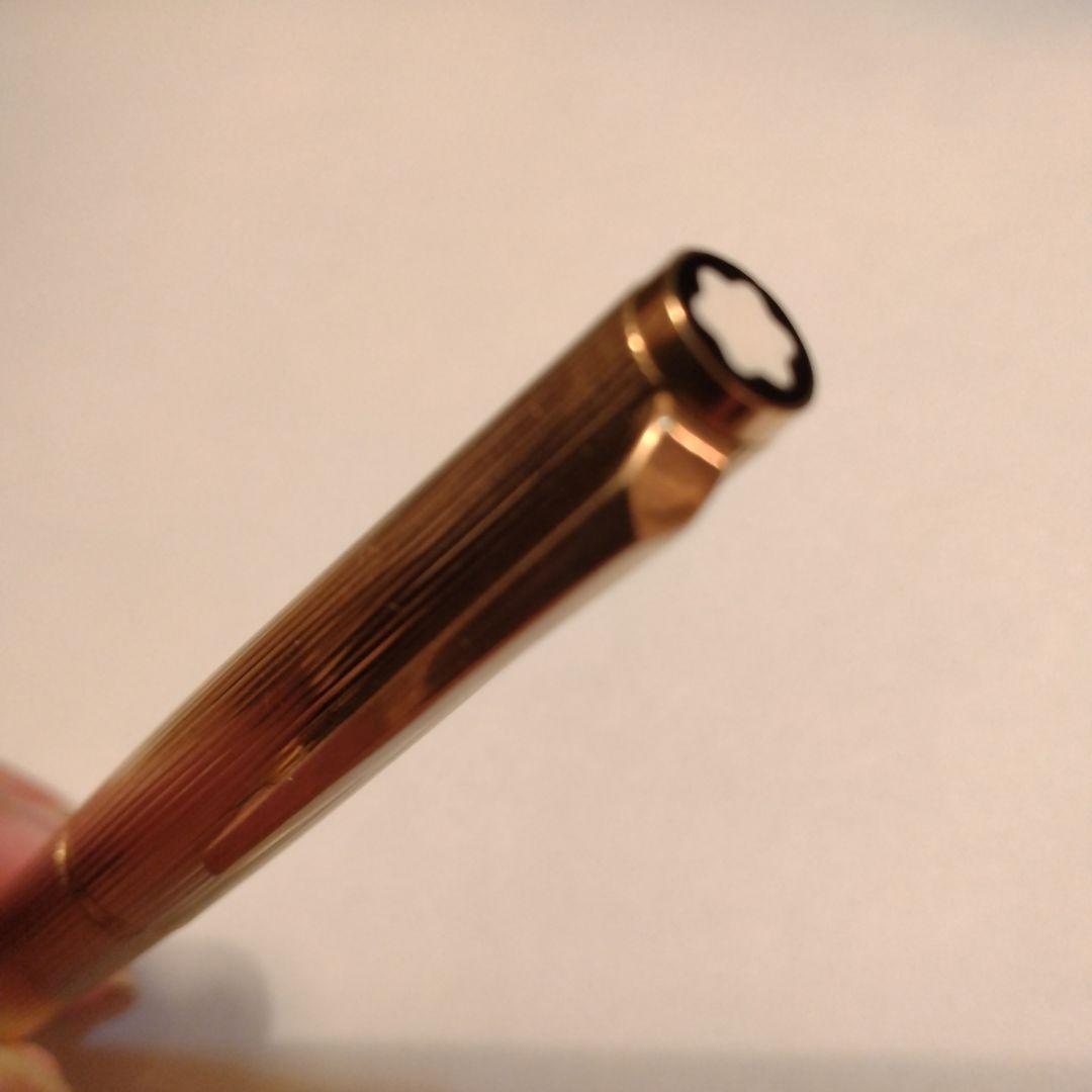 セール　ビンテージ　モンブラン　万年筆　1246 金張り　吸入式　18金