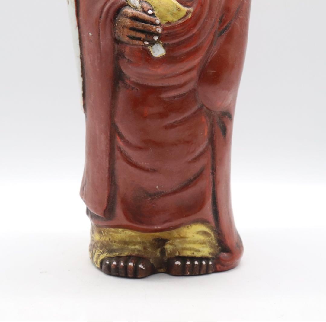 時代　九谷　焼達磨　置物　送料込み250826