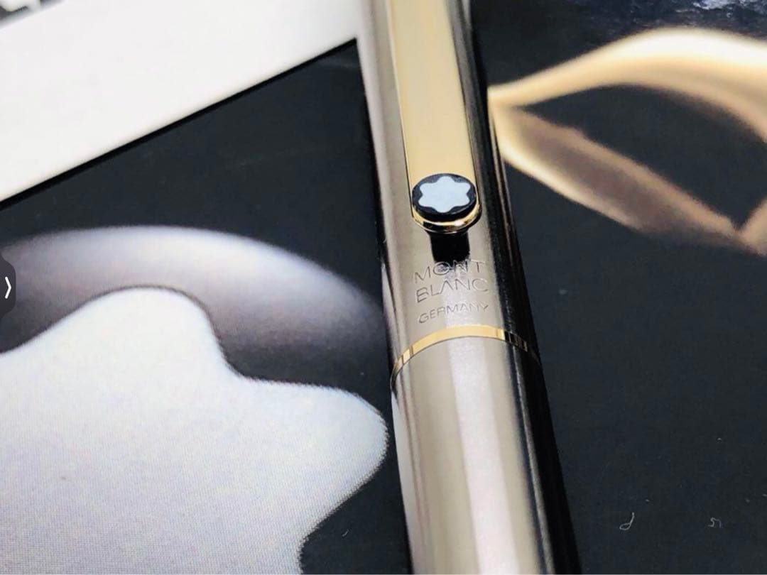 総チタニウム張り価値の高い名品★Sライン・チタン＆ゴールドプレート★モンブラン