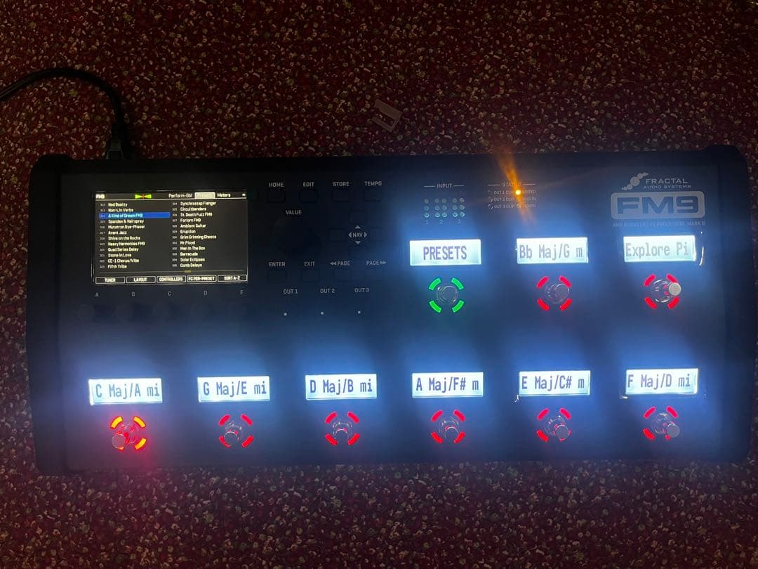 ギター fractal fm9 MK II