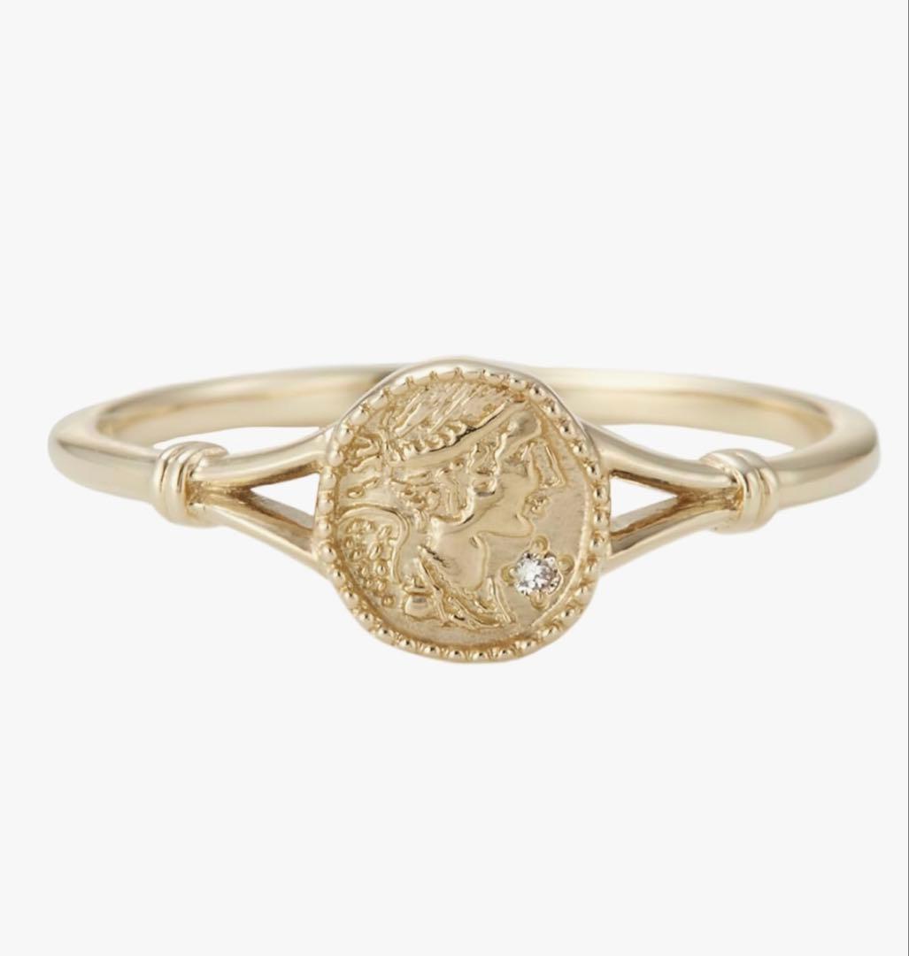 ゴールド モチーフ リング