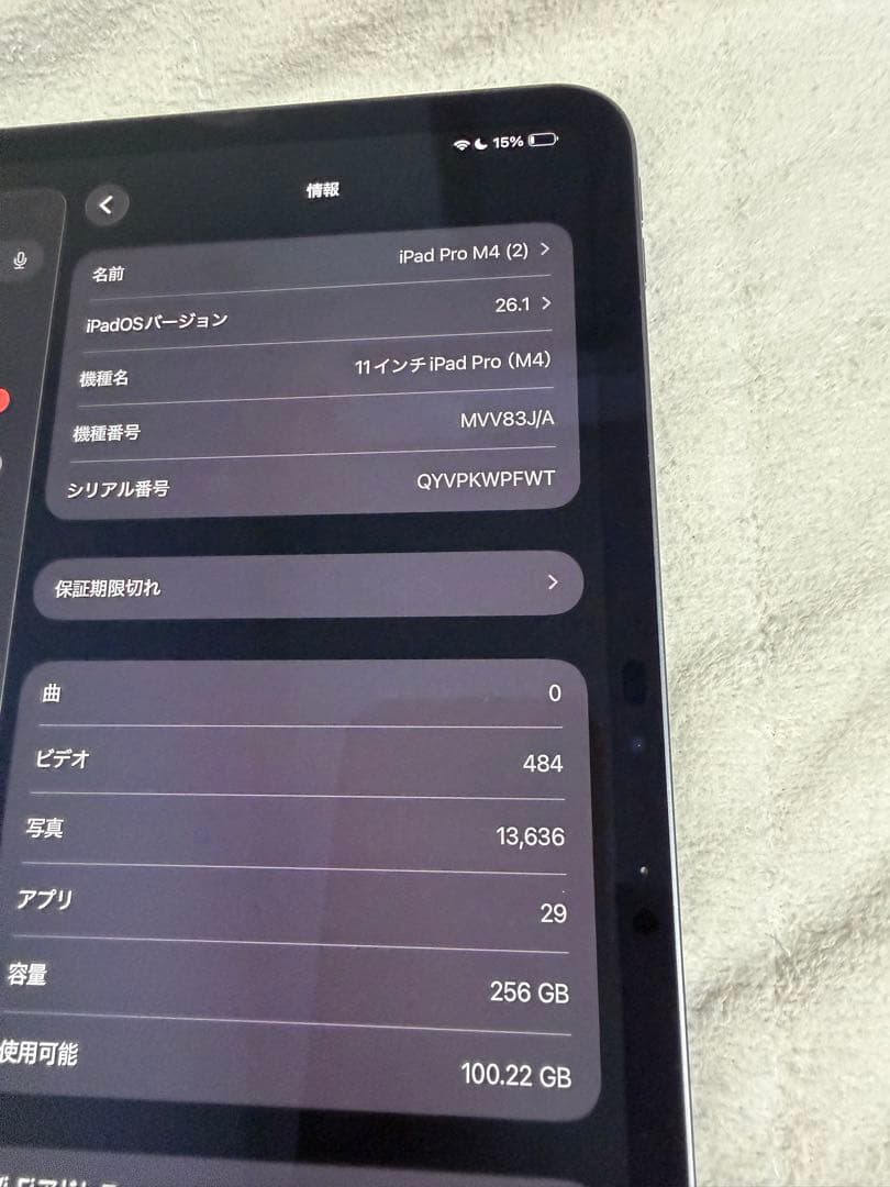 iPad本体 iPad Pro M4 256GB