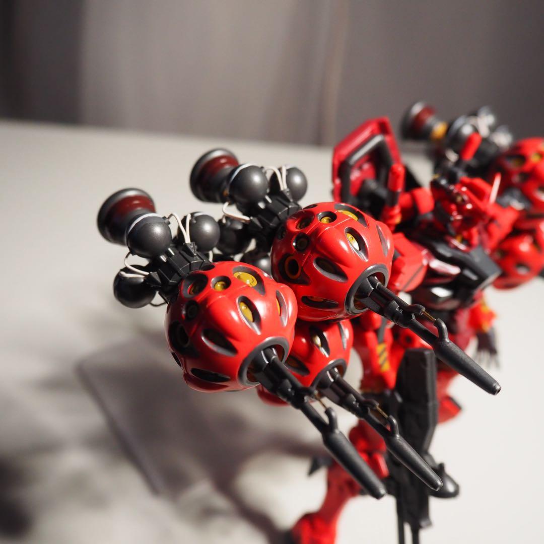 赤いガンダム　全塗装　HG GQuuuuuuX