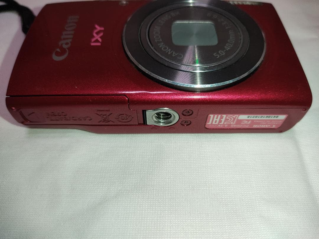 【ジャンク】Canon IXY120 コンパクトデジタルカメラ レッド