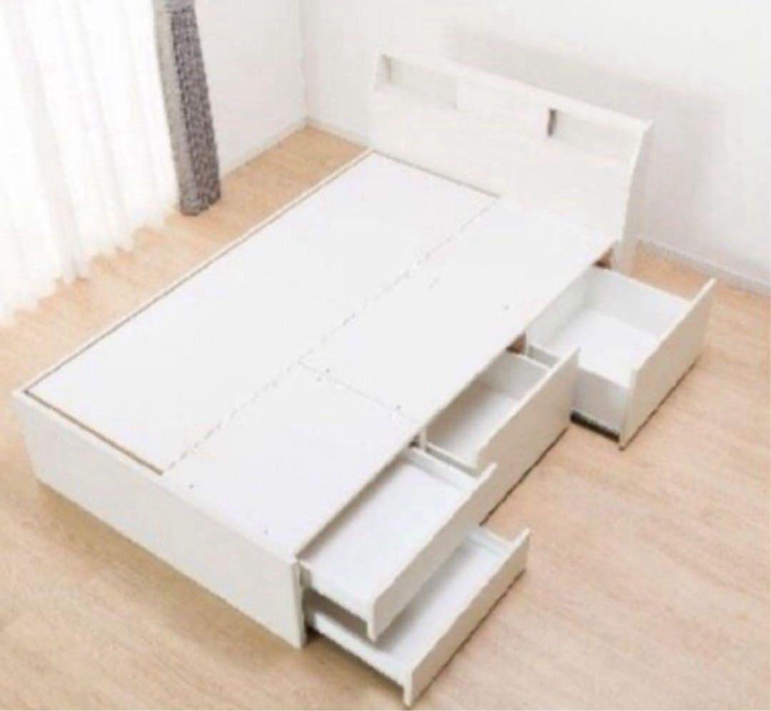 ニトリ　シングル ベッドフレーム アザン 大容量収納 【指定地域送料無料】