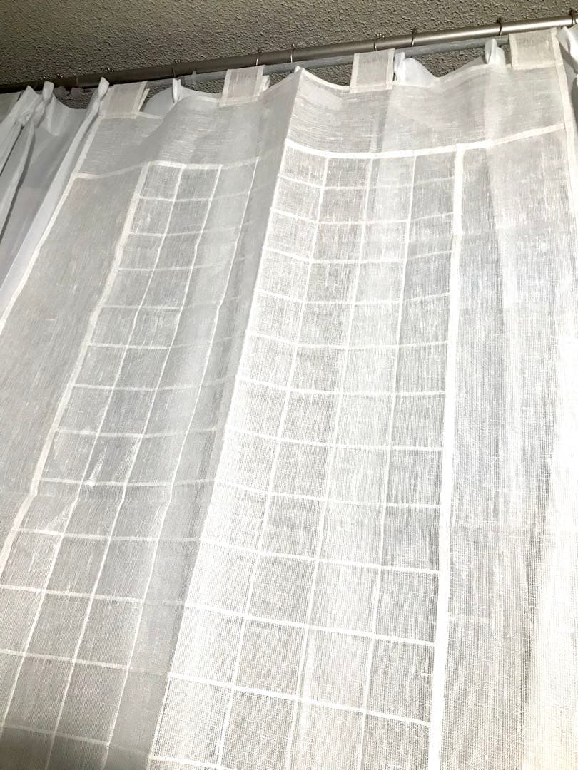 ポジャギ韓国148P特大158x78cm暖簾　モシ野麻伽耶伝統工芸