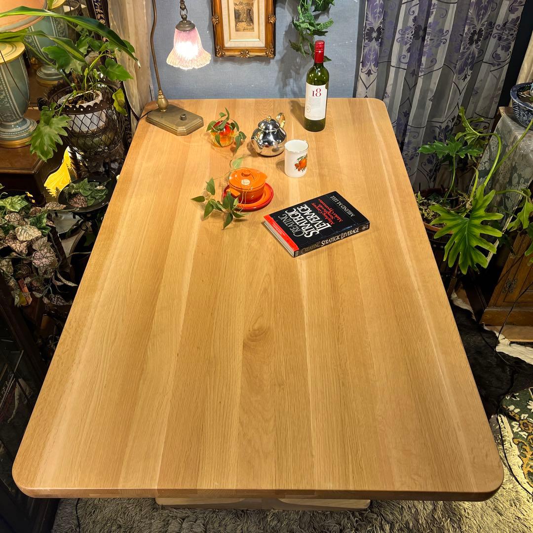 カリモク　オークソリッド　ダイニングテーブル ピュアオーク