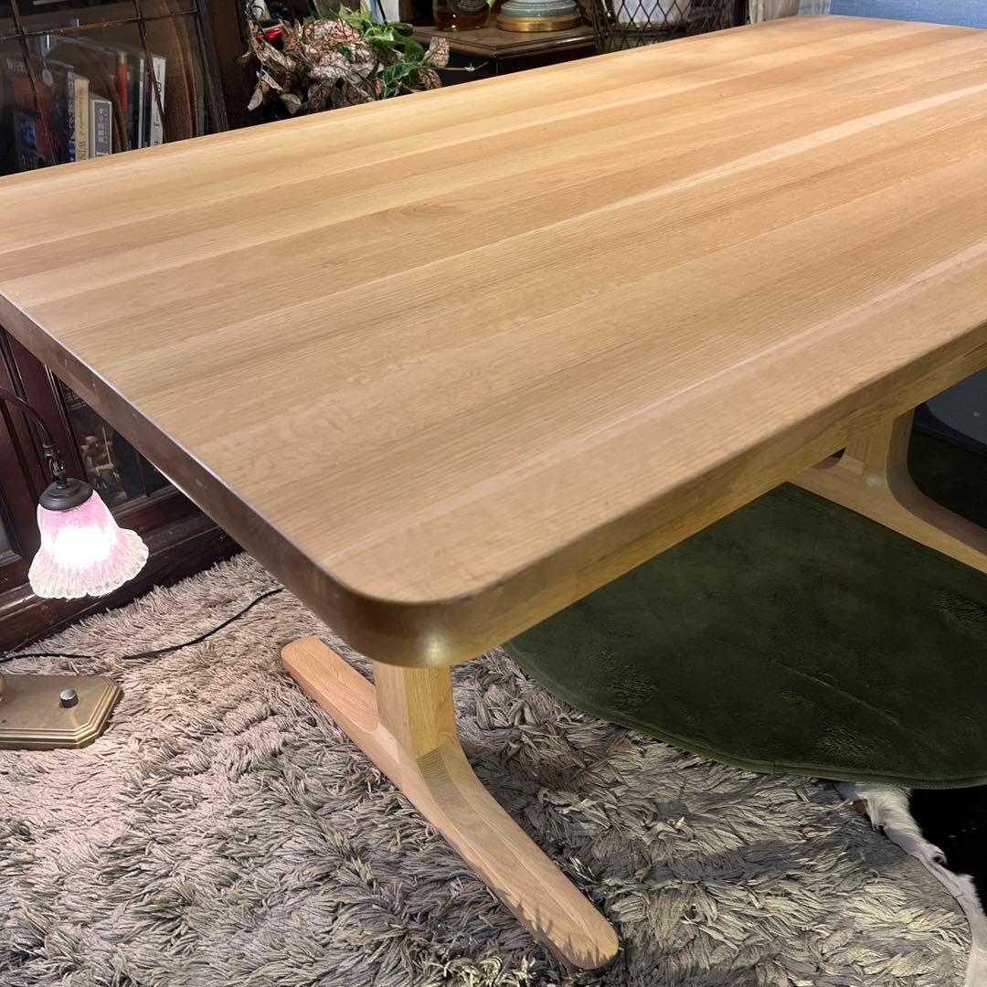 カリモク　オークソリッド　ダイニングテーブル ピュアオーク