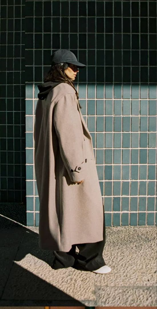 ソフトオーバーサイズコート