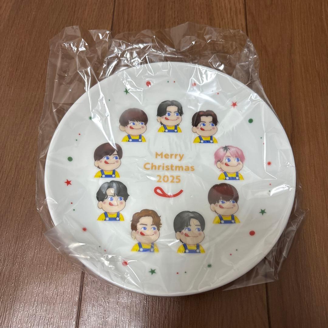 不二家　FUJIYA ×  Man クリスマスプレート　フライヤー付き