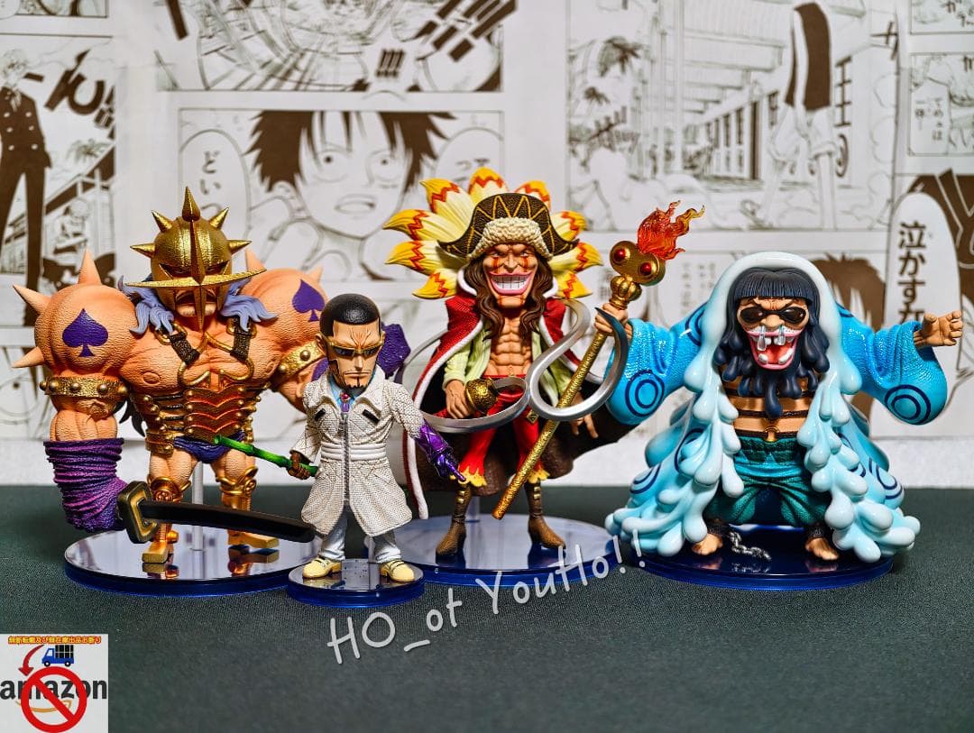 ワンピース フィギュア ピーカ トレーボル ヴェルゴ ディアマンテ 4点セット