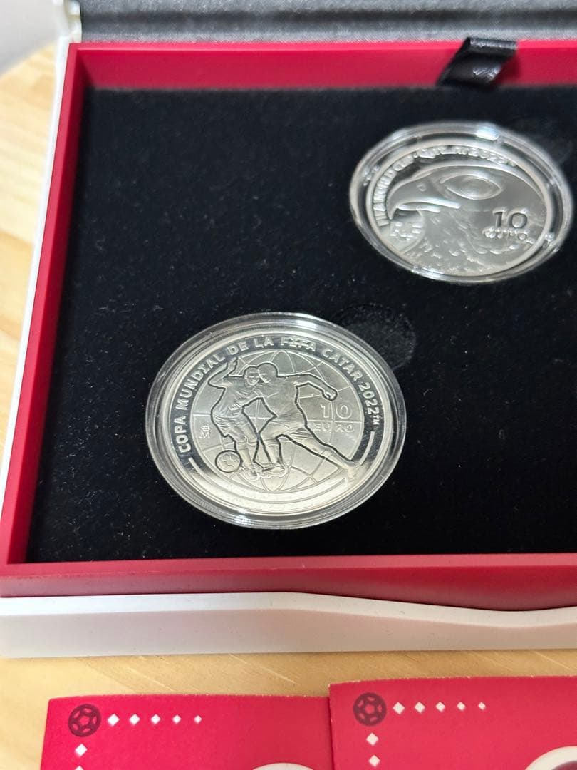 ワールドカップ記念銀貨 3枚入り