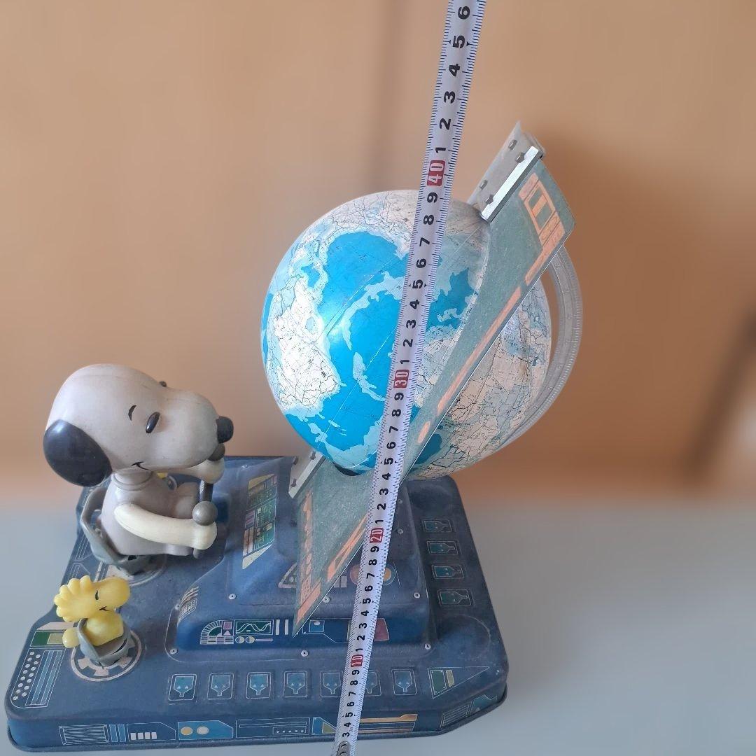 ビンテージスヌーピー　スヌーピー　 地球儀　ウッドストック　ブリキ