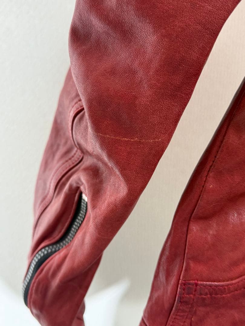 イサムカタヤマ バックラッシュ ジャパンホースシングルライダース 赤