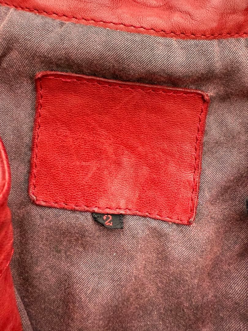 イサムカタヤマ バックラッシュ ジャパンホースシングルライダース 赤