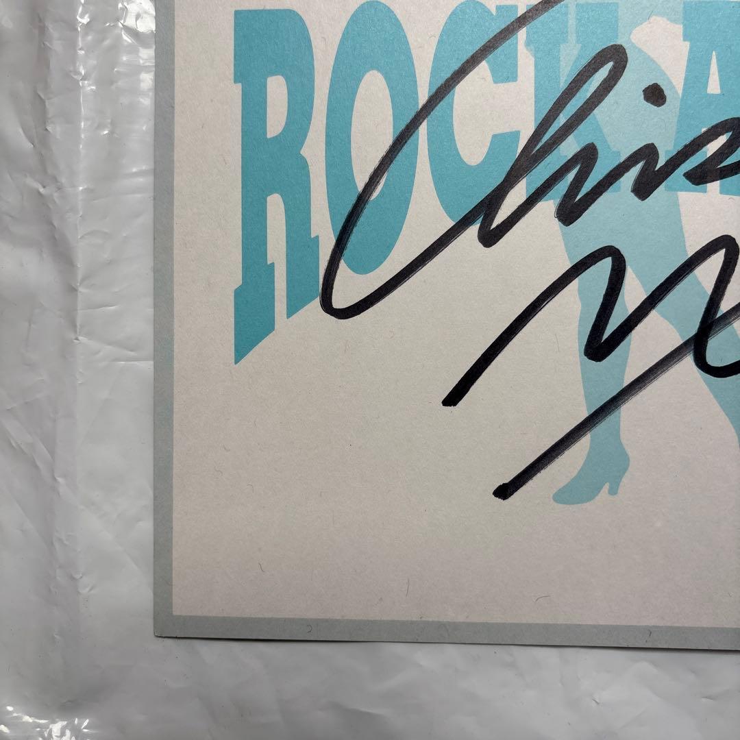 【貴重】森高千里　直筆サイン色紙　1992年　ロックアライブツアー