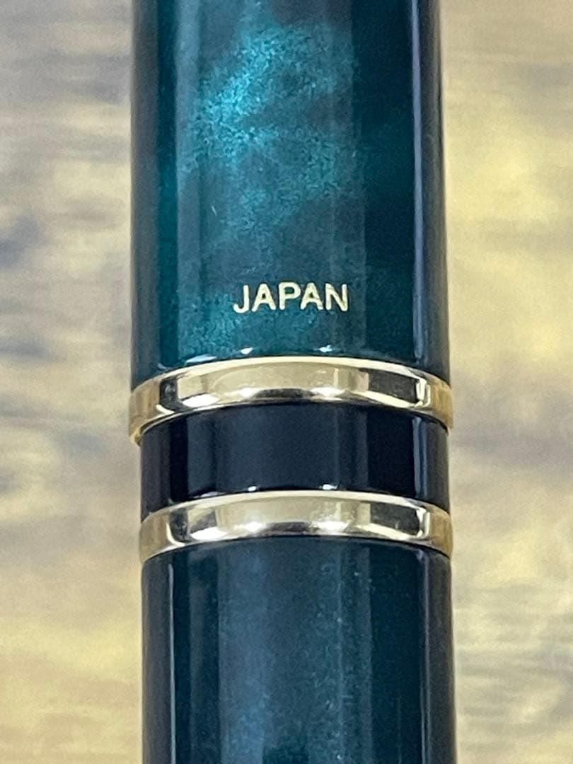 試し書きのみ　パイロット　グランセ　14金 M マーブル　刻印　旧型　万年筆