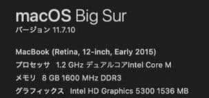 MacBook本体 MacBook (Retina, 12-inch, 2015)