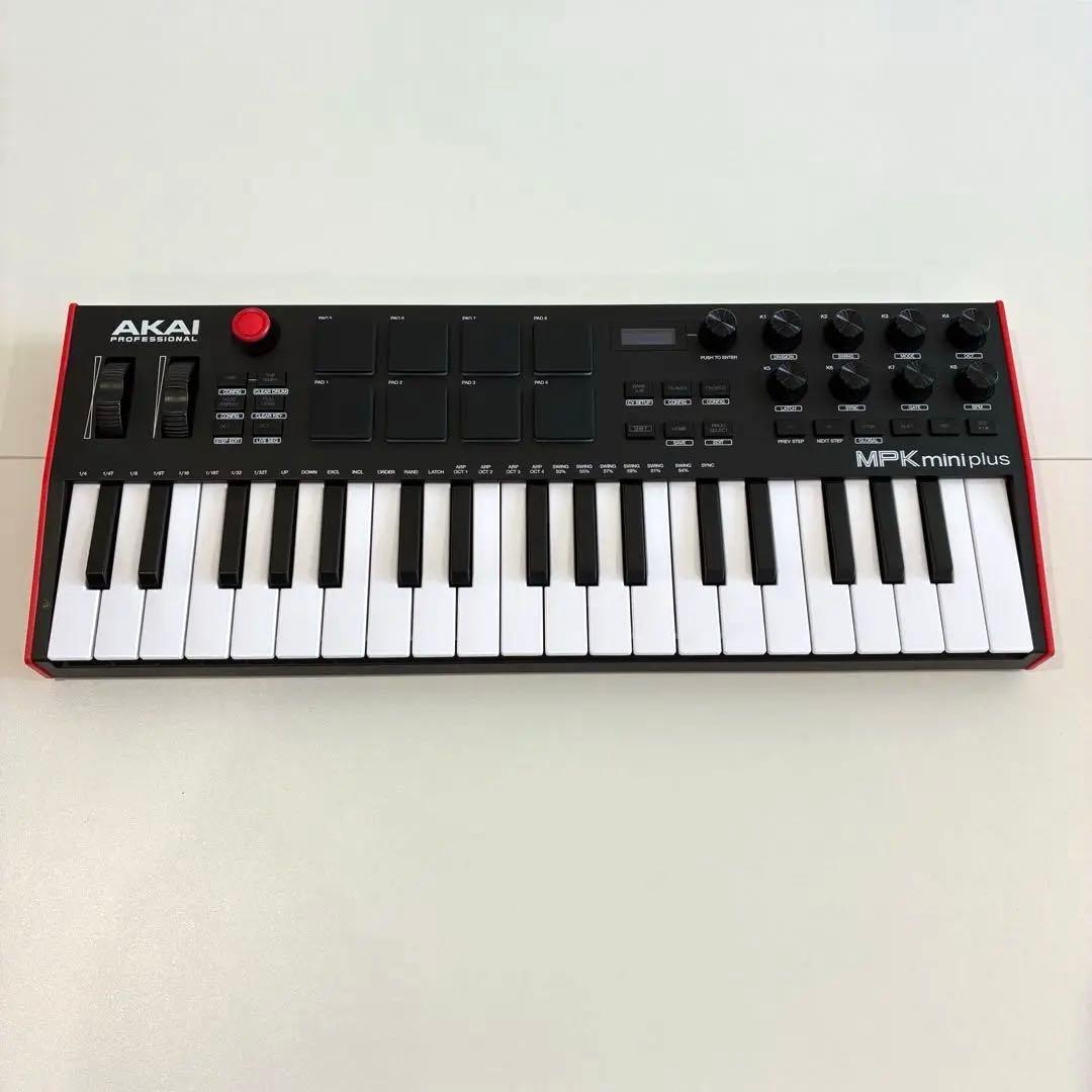 【美品】AKAI MPK mini plus MIDIキーボード 37鍵盤