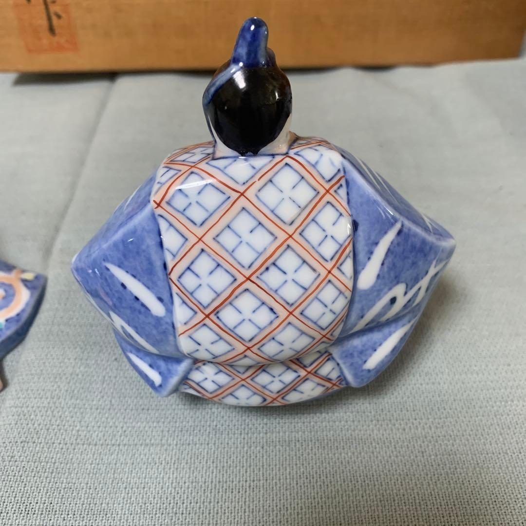 畑萬作　雛人形　置物