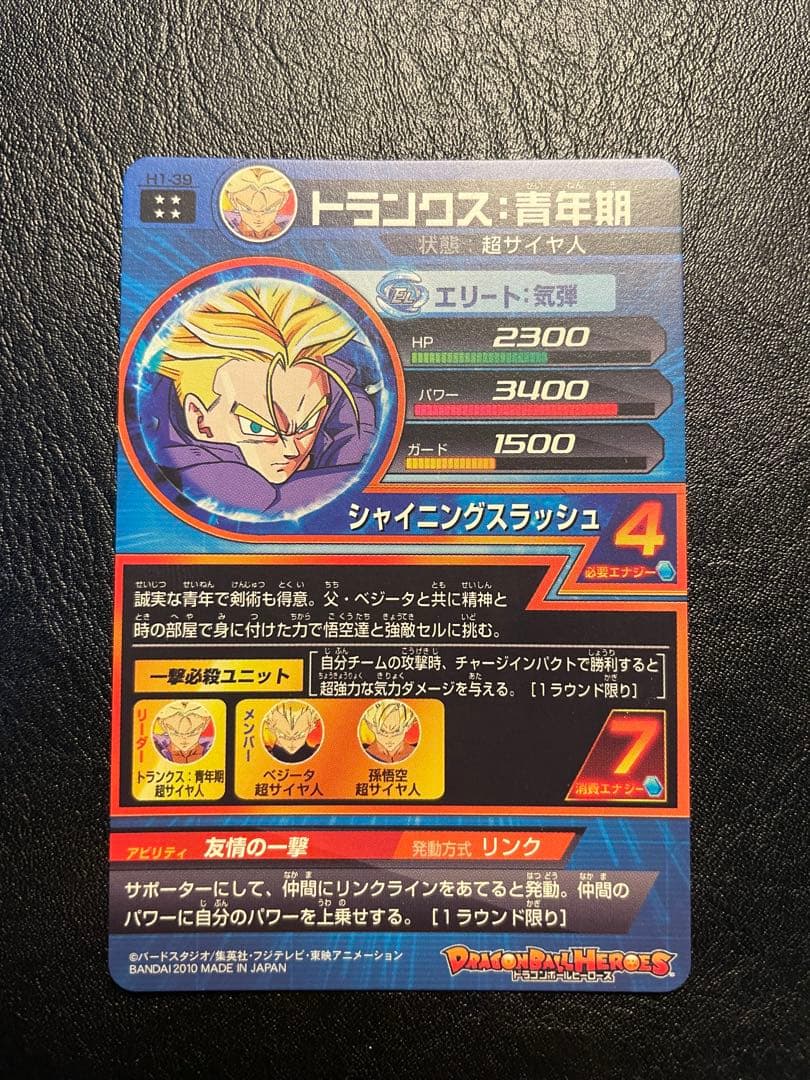 h1-39 トランクス青年期