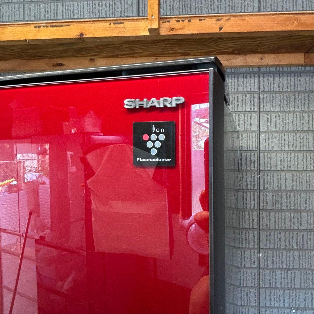 冷蔵庫 410L 大容量 両開き SHARP おしゃれカラー【地域限定配送無料】