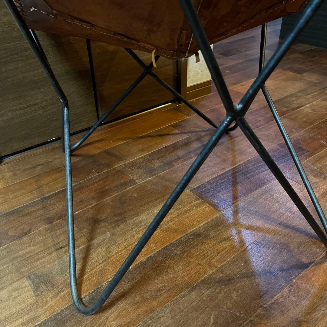 バタフライチェア　レザーチェア アンティーク ヴィンテージ