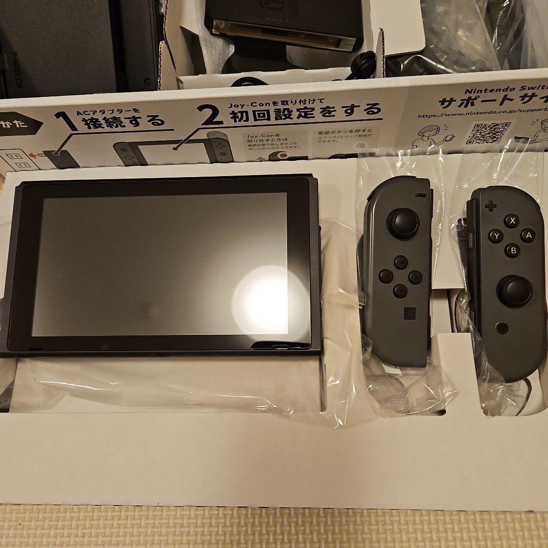 NintendoSwitch本体+純正プロコン+ジョイコン2セット+充電スタンド