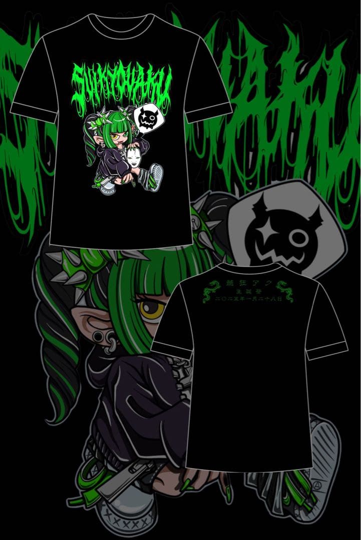 マザリ 髄狂アク 生誕祭 Tシャツ