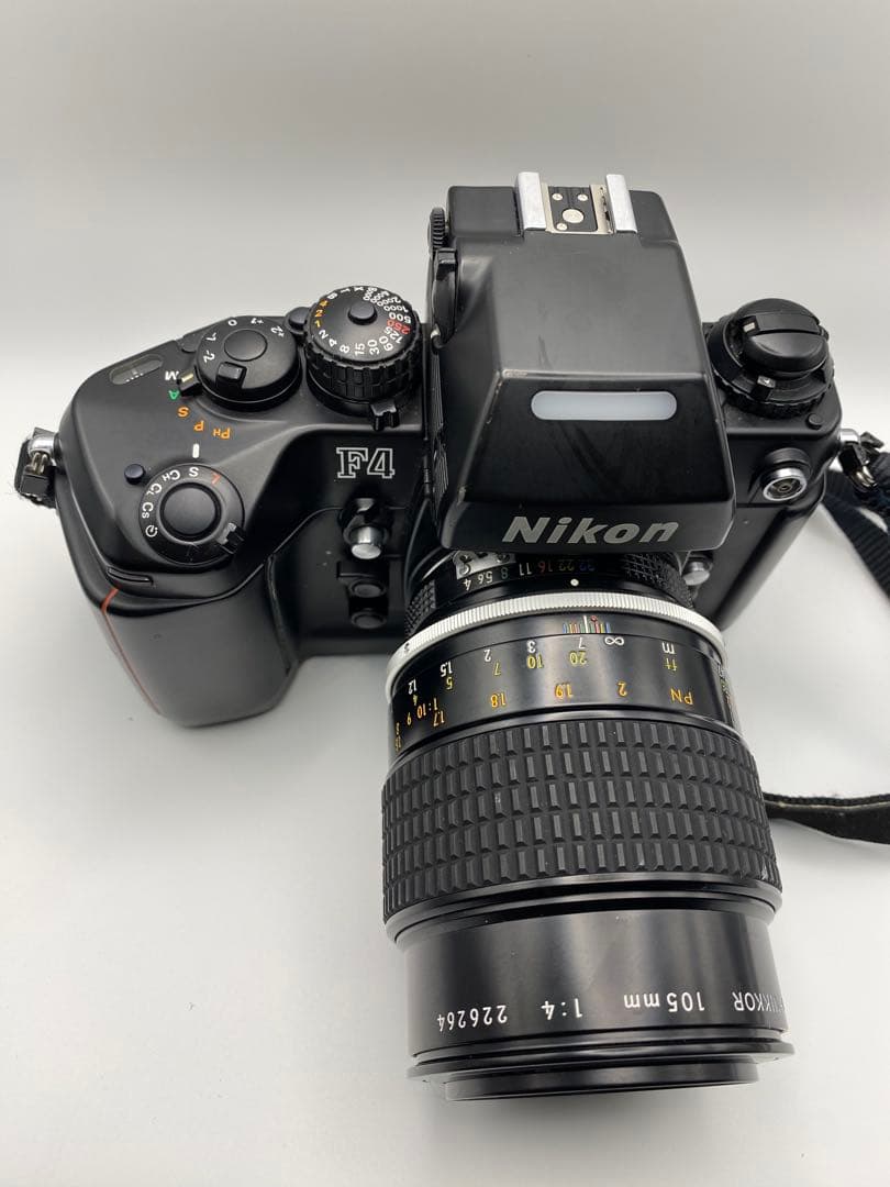 Nikon F4 フィルム一眼レフカメラ Nikkor 105mmレンズ付き