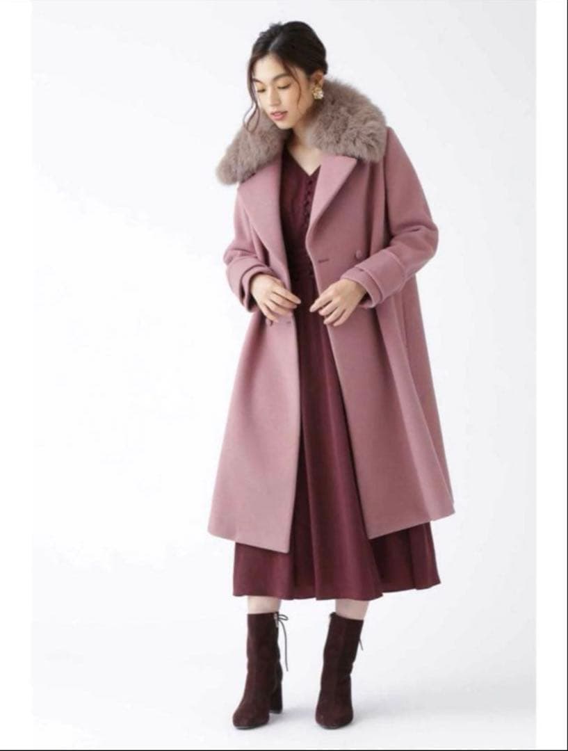 コリーンコート jillstuart ジルスチュアート ウール ファー