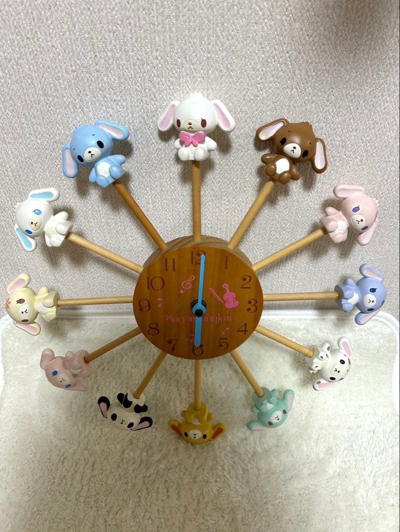 シュガーバニーズ 壁掛け時計 激レア サンリオ