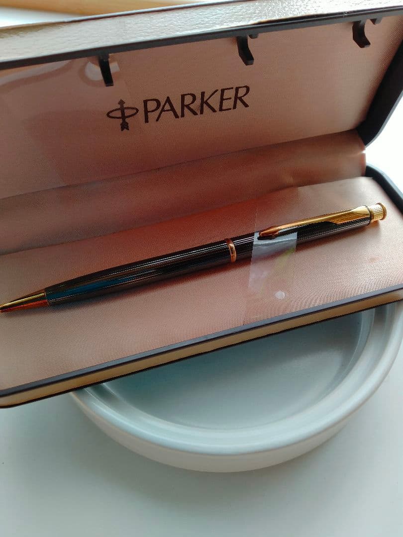 PARKER ソネット ガンメタルストライプシャーペン フランス製　廃盤品　希少
