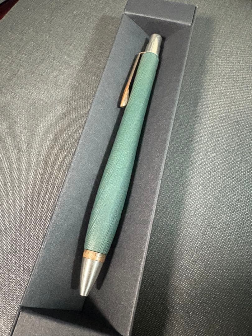 ウッドペンクラフト　屋久杉浮造り国産漆錫・鶯(たまもの・うぐいす