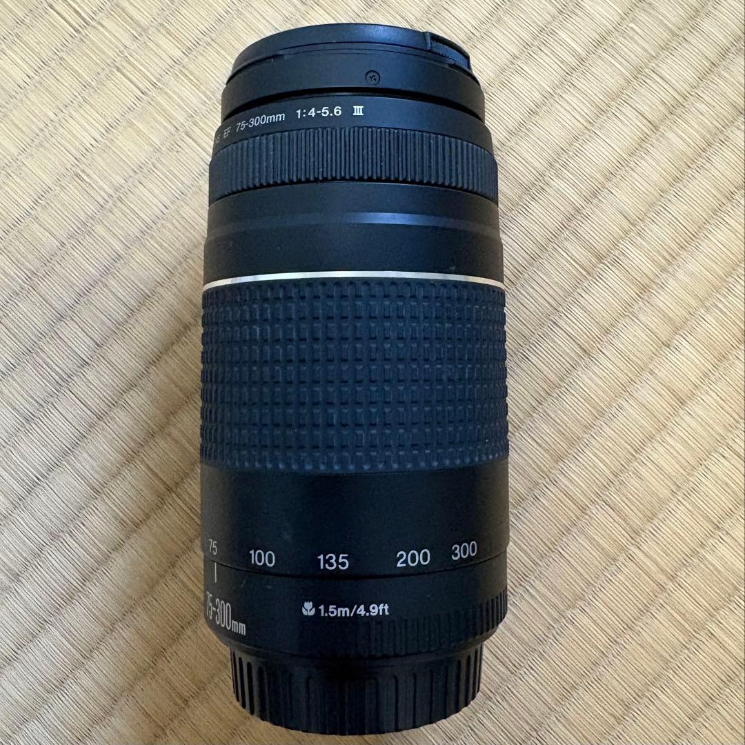 Canon EF 75-300mm f/4-5.6 III ズームレンズ